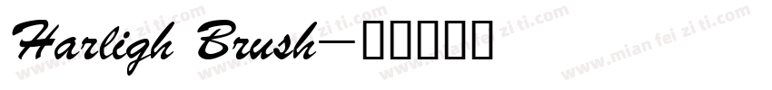 Harligh Brush字体转换